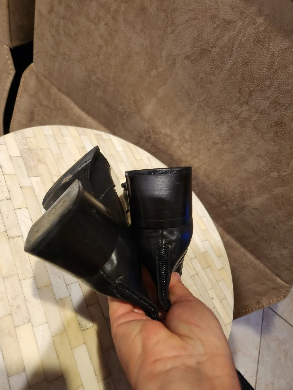 Coach Betsey leather boots size 7 - Picture 6 of 8